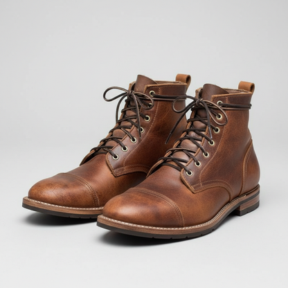 Men's Classic Ankle Boots | Durable Lace-Up Work Footwear