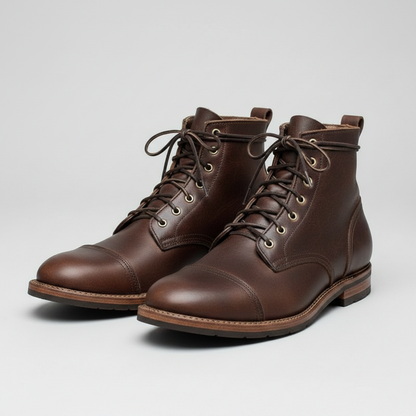 Men's Classic Ankle Boots | Durable Lace-Up Work Footwear