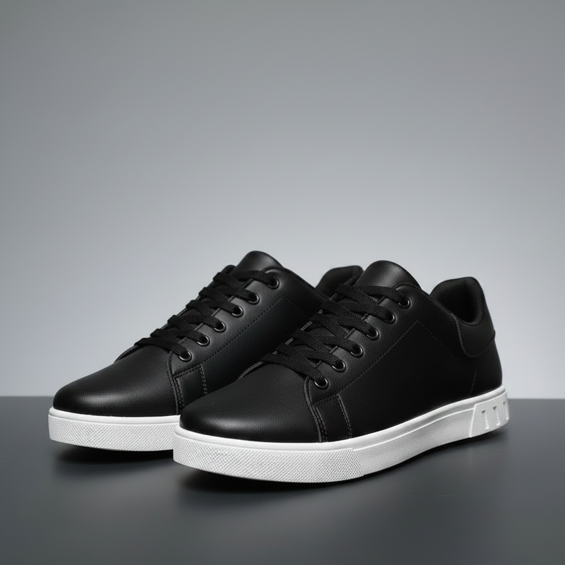 Men's Lace-Up Low-Top Sneakers | Casual Footwear