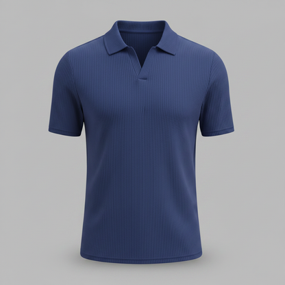 Men's Waffle Polo Shirt | Casual Polo Shirts for Summer