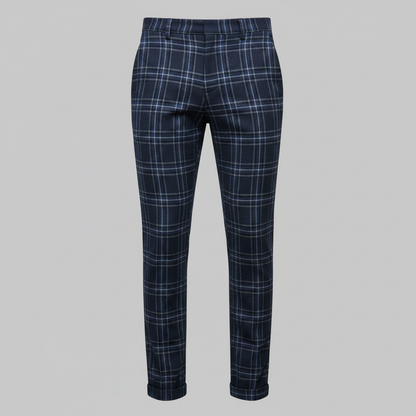 Sasha | Men's Checked Chino Pants
